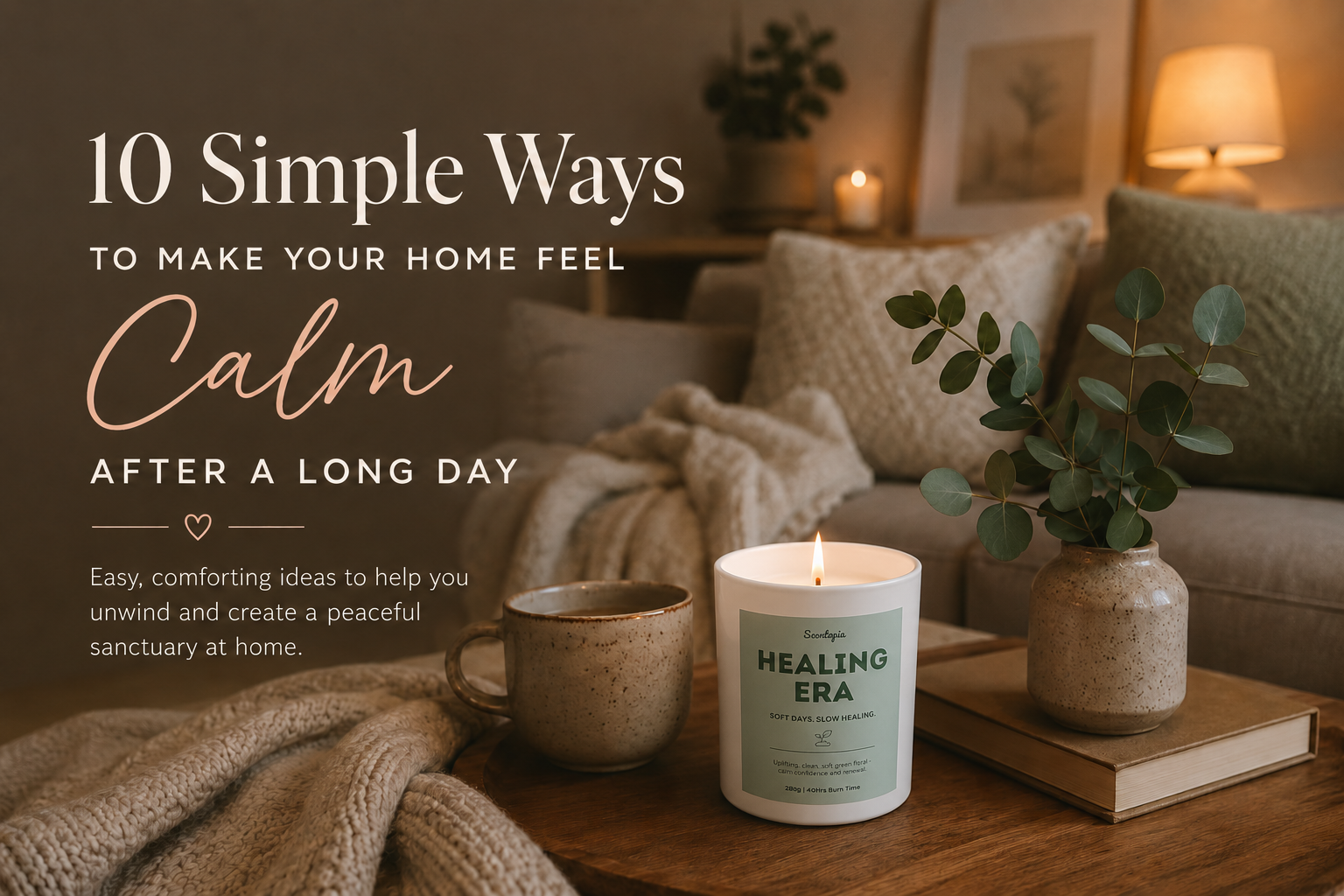 10 Simple Ways to Make Your Home Feel Calm After a Long Day