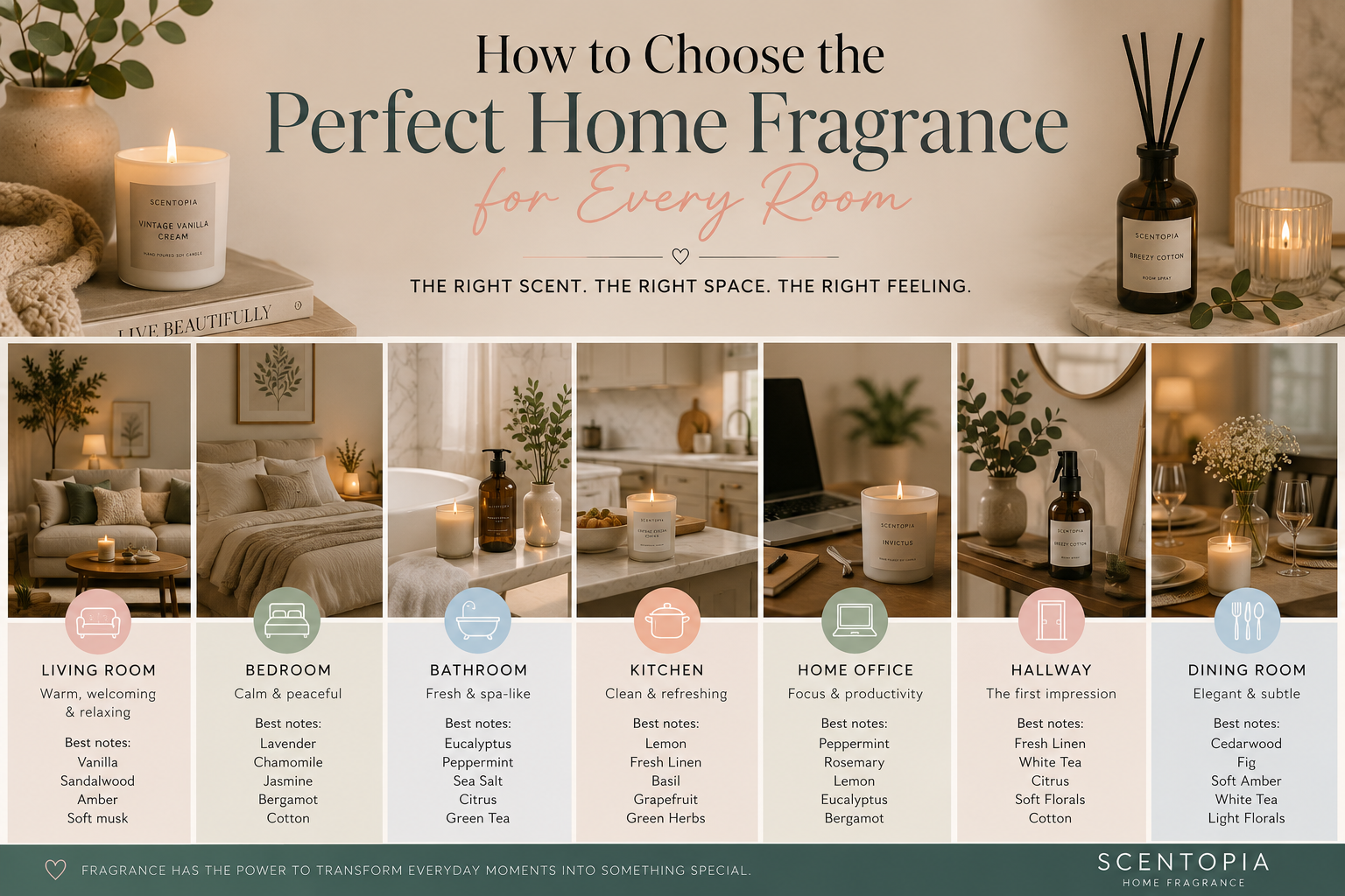 How to Choose the Perfect Home Fragrance for Every Room
