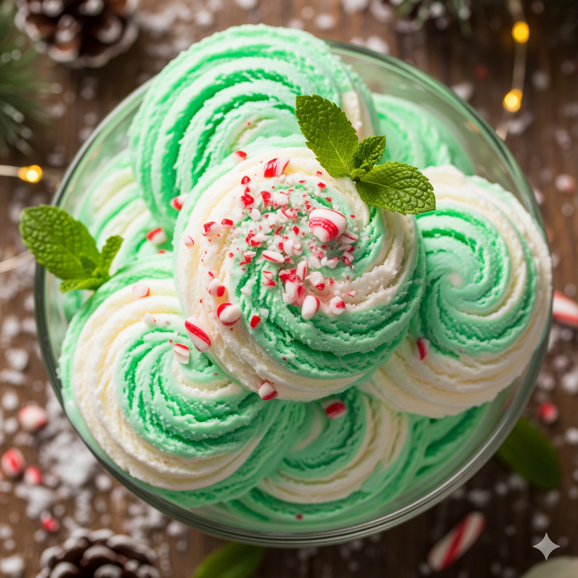 Holiday Mint Swirl Candle