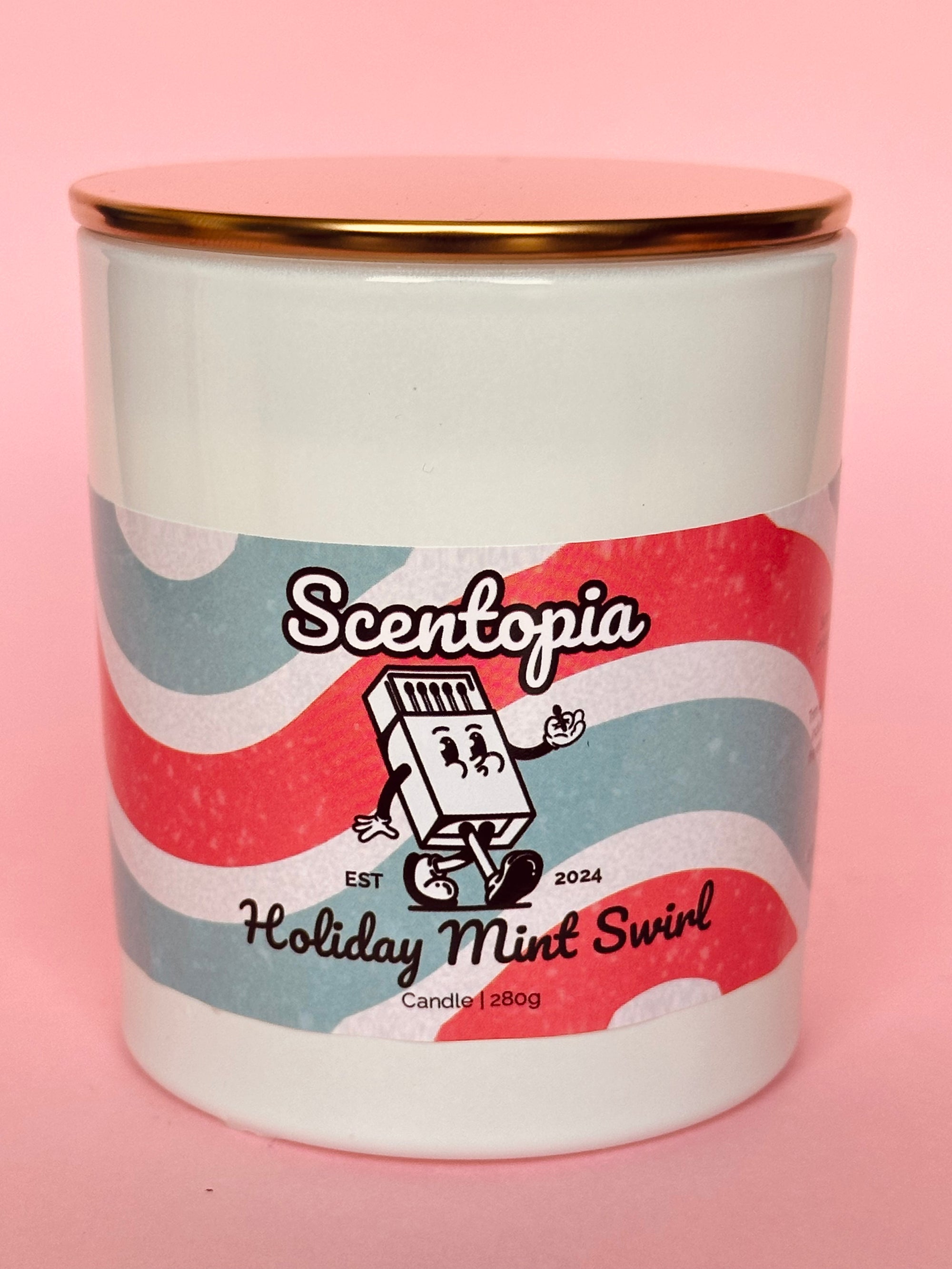 Holiday Mint Swirl Candle