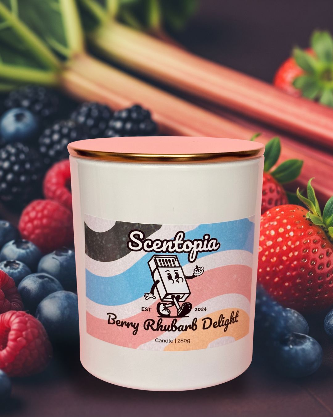 Berry Rhubarb Delight Candle