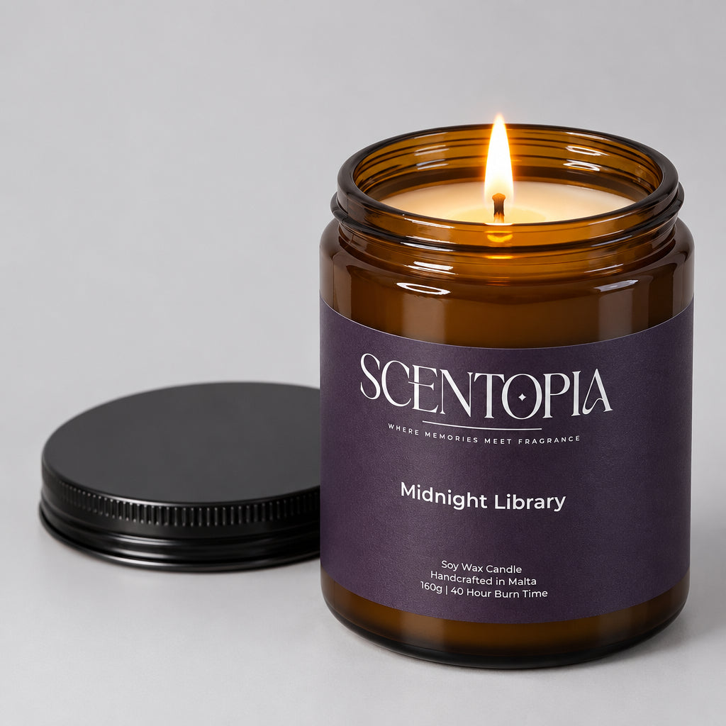 Midnight Library Candle