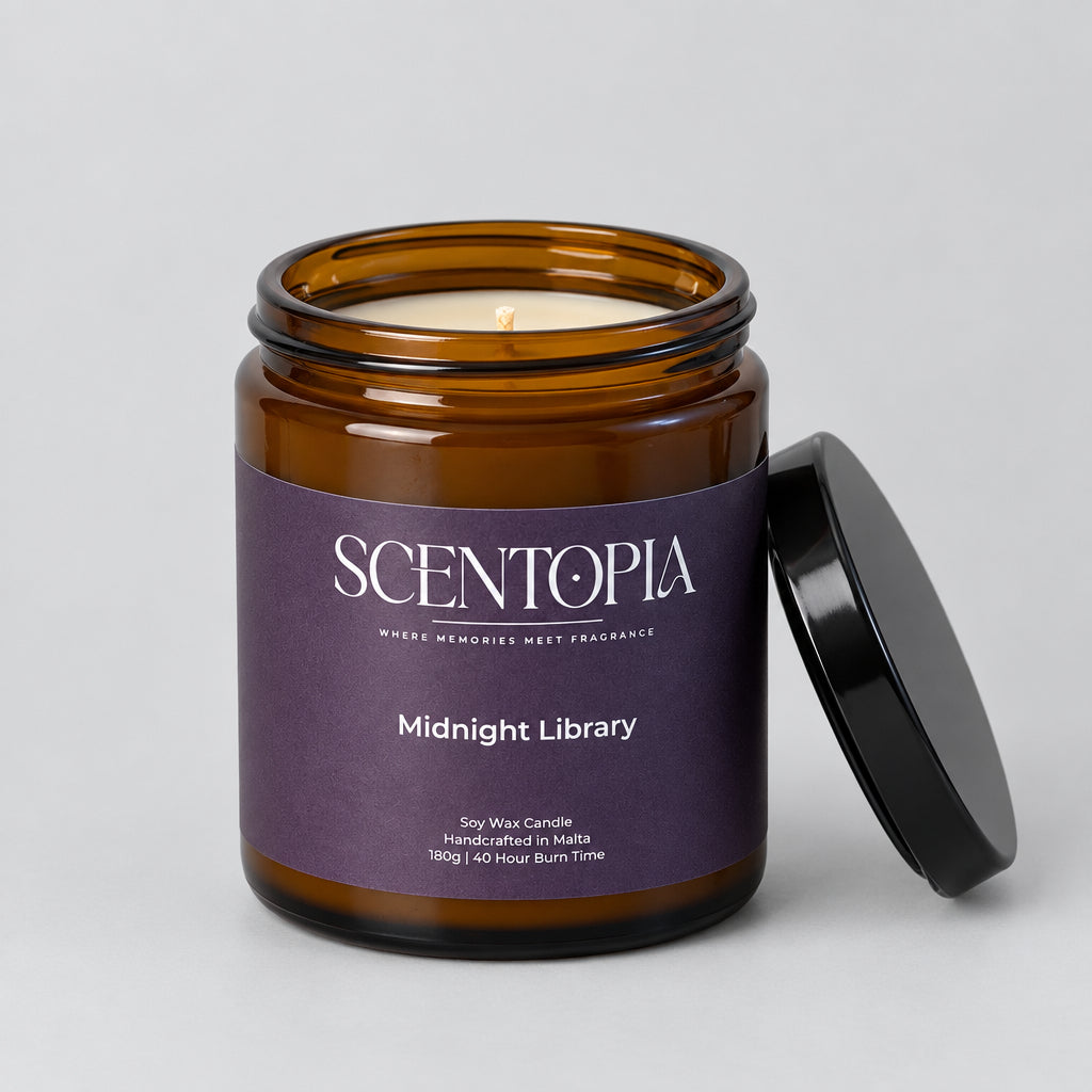 Midnight Library Candle