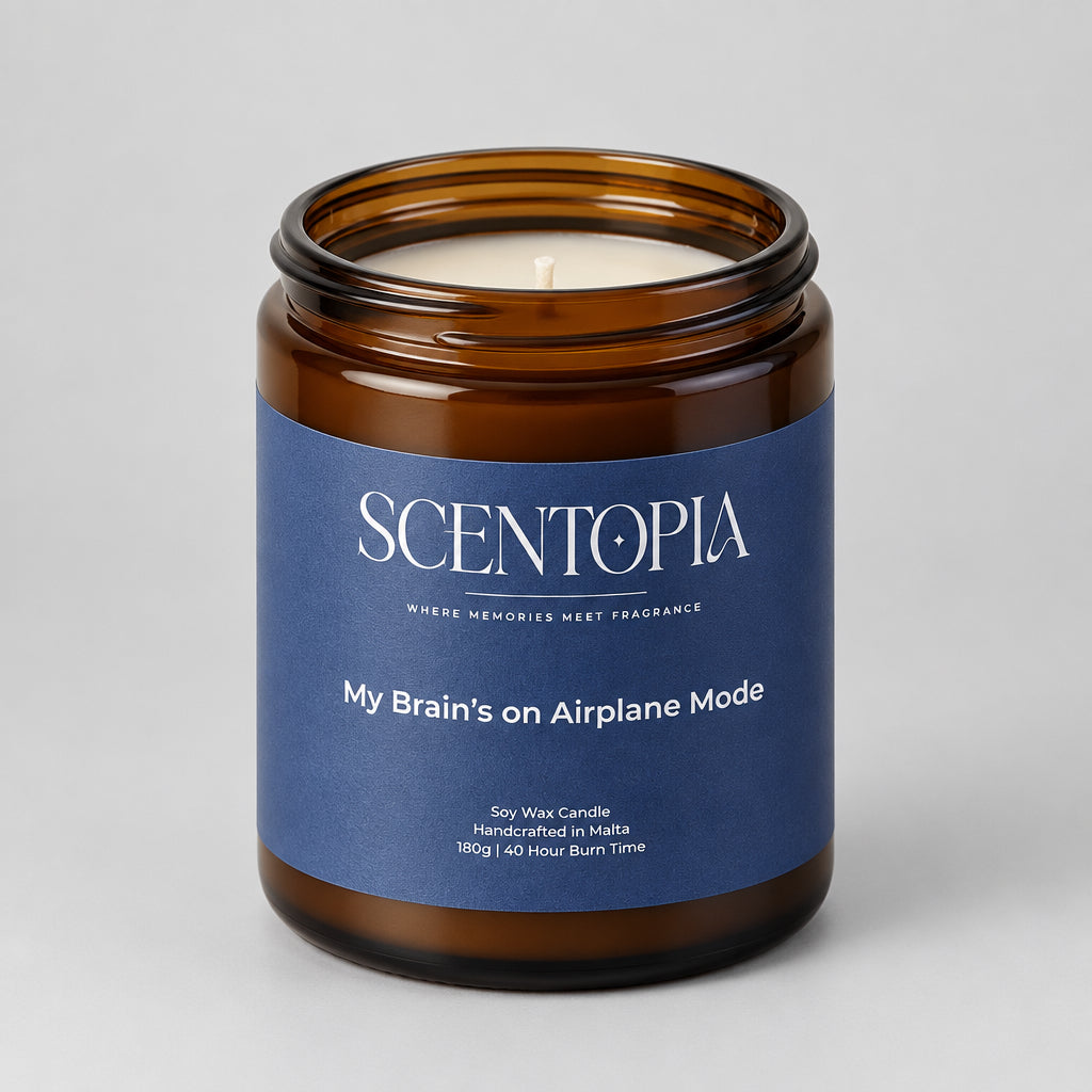 My Brain's on Airplane Mode Candle